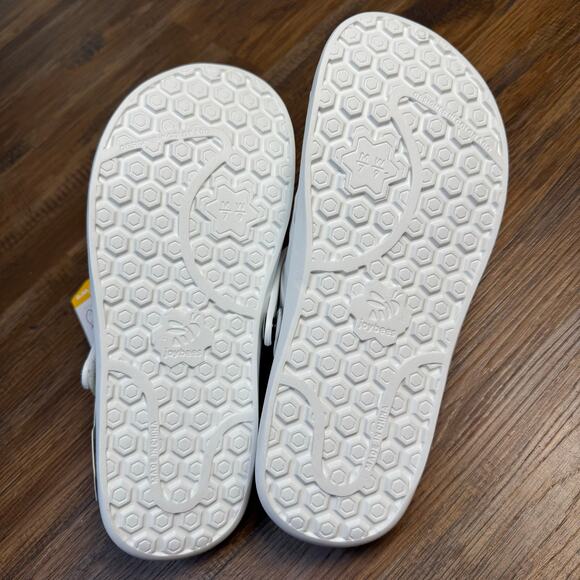 Joybees Varisity Lined Clog Cozy Removable Faux Fur Liner White Women 9 Men 7 - Picture 4 of 7